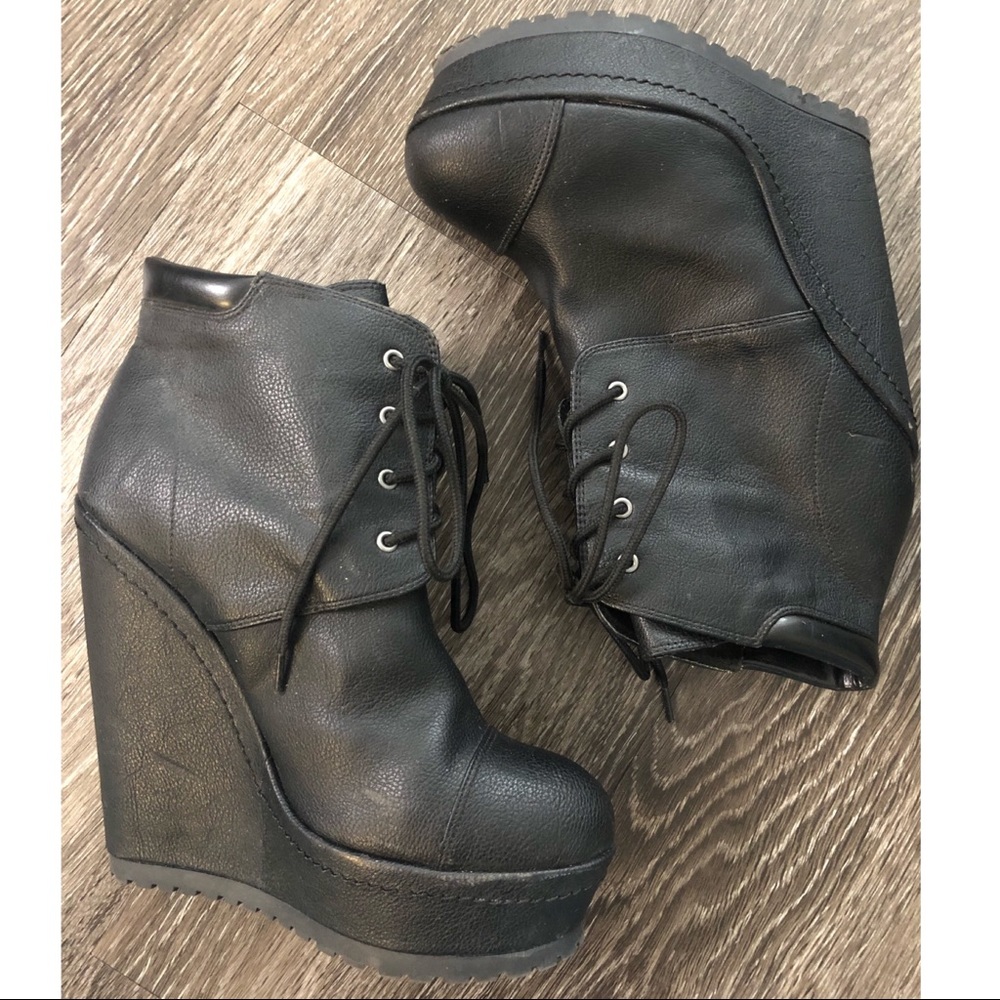 Platform booties